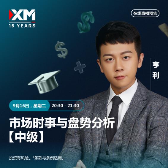 【XM外汇决策分析】：中文在线直播讲座  今日预告(图1)
