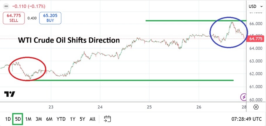 【XM Market Review】--WTI Crude Oil Weekly Forecast: Nervous Narrative and Large Wagering Shifts(图1)