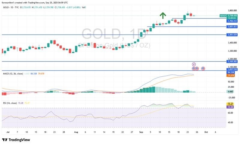 【XM Decision Analysis】--Gold Analysis: US Dollar Gains Halt Golds Rally(图1)